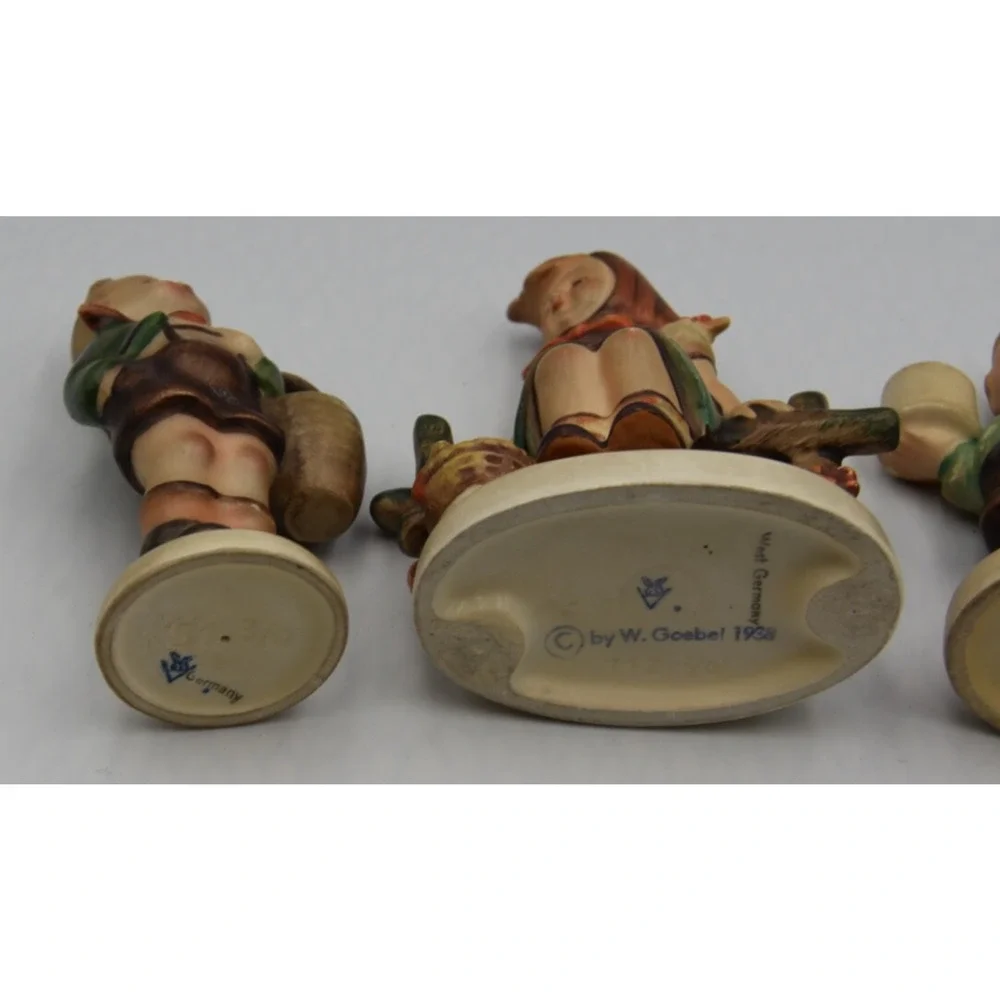 VINTAGE 3-HUMMEL GOEBEL W. GERMANY COLLECTIBLE FIGURINE 1-MARKED JAPAN 4pc LOT